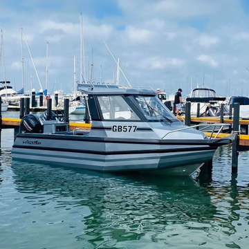 6m Speed ​​Easy Craft Aluminium Vissersboot met hut